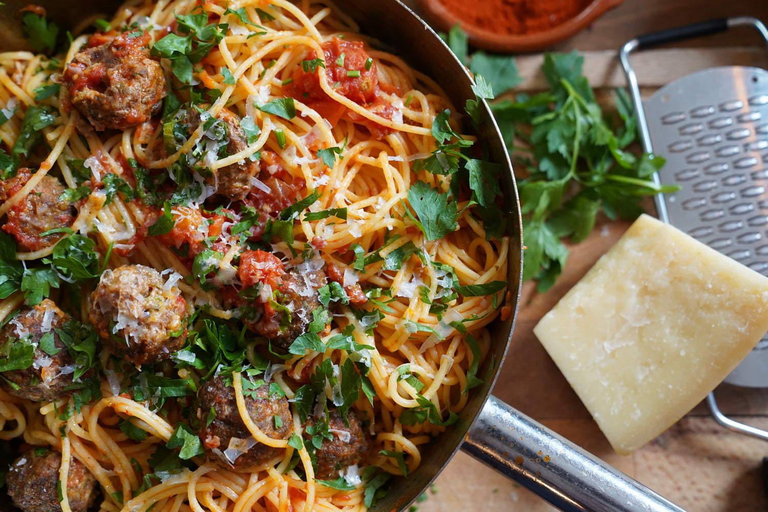 Meatballs Pasta